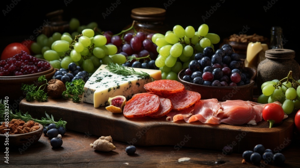 Creative display of keto nuts, seeds, lean meats, and verdant greens for a healthy ketogenic diet Creative display of keto nuts, seeds, lean meats, and verdant greens for a healthy ketogenic diet