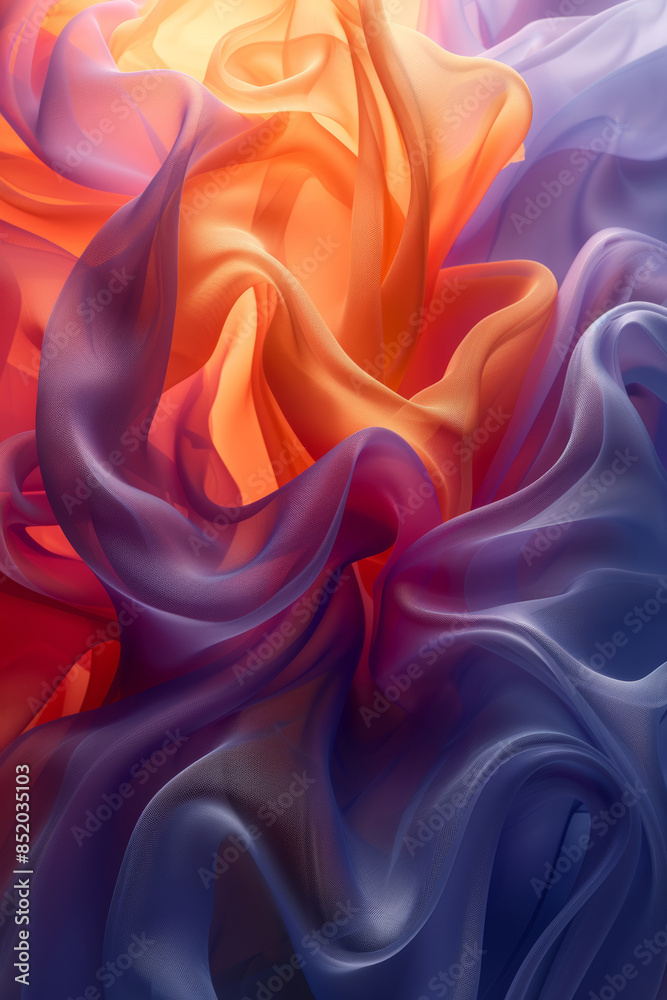 Obraz premium Tranquil Abstract Gradient Art
