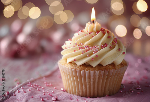 Cupcake With Candle