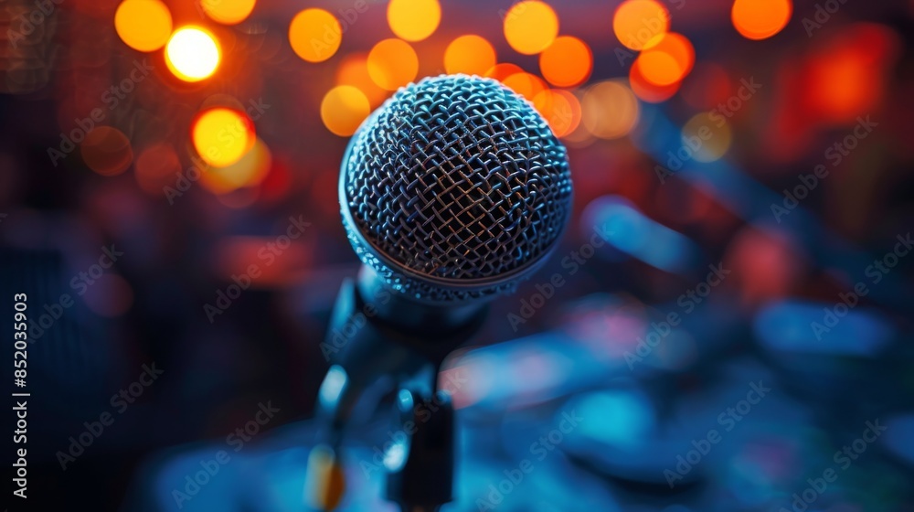 Microphone on Stand Microphone on Stand
