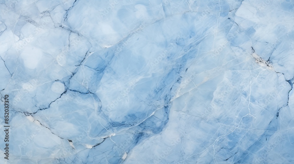 Obraz premium Seamless high resolution light blue marble texture for interior and exterior design, top view