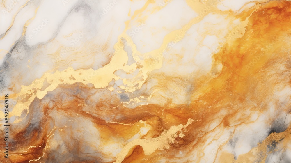 White and gold Marble Swirls And Agate Ripples Luxury Texture. Golden colors wallpaper. High quality AI generated image mural White and gold Marble Swirls And Agate Ripples Luxury Texture. Golden colors wallpaper. High quality AI generated image mural