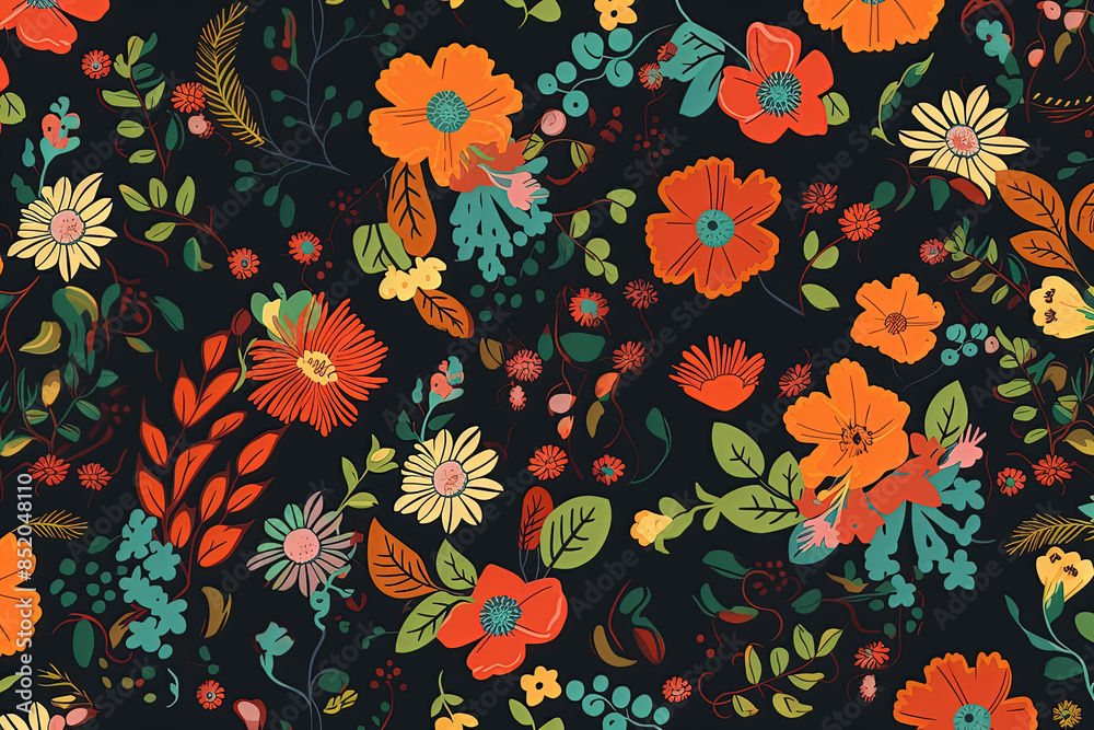 Obraz premium floral background