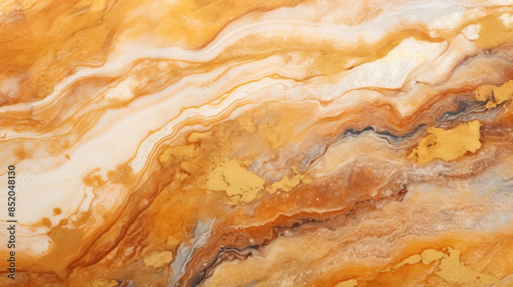 White and gold Marble Swirls And Agate Ripples Luxury Texture. Golden colors wallpaper. High quality AI generated image mural White and gold Marble Swirls And Agate Ripples Luxury Texture. Golden colors wallpaper. High quality AI generated image mural
