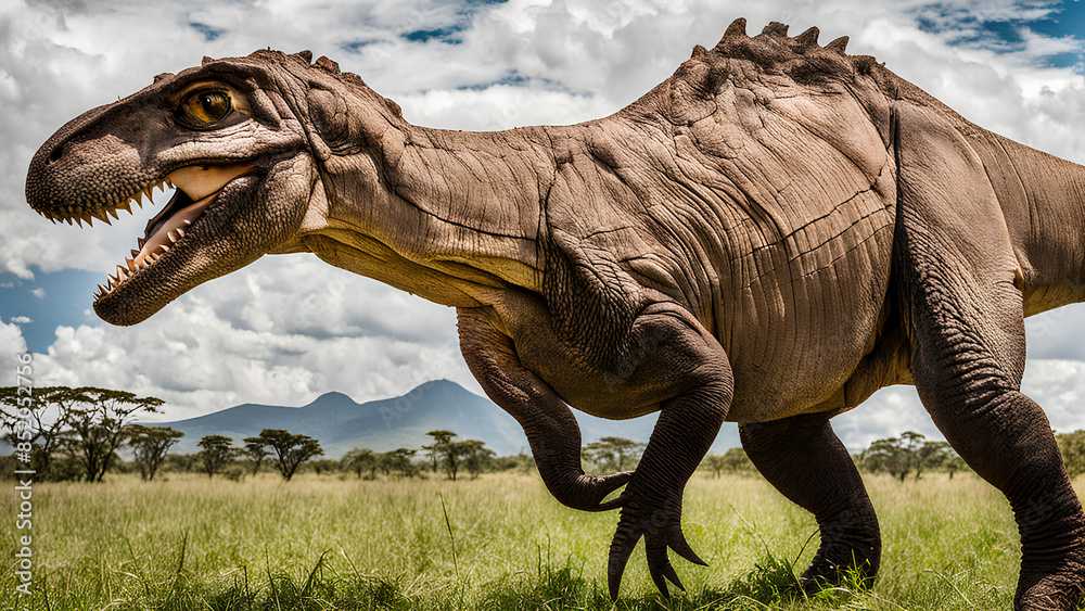 Fototapeta premium Witness the Majesty of the Dinosaur Kingdom - Our Wildlife Photography Collection