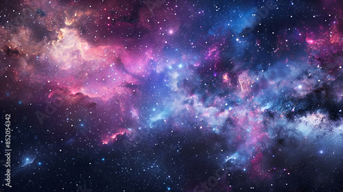 Nebulae and star fields in space
