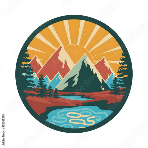 Wallpaper Mural Mountain illustration transparent background Torontodigital.ca