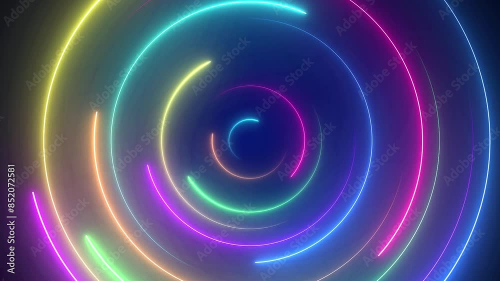 colorful gradient abstract loop background anima