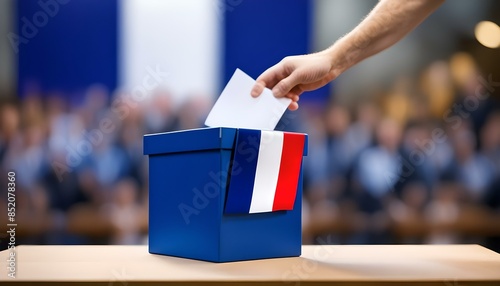 Urne de vote française