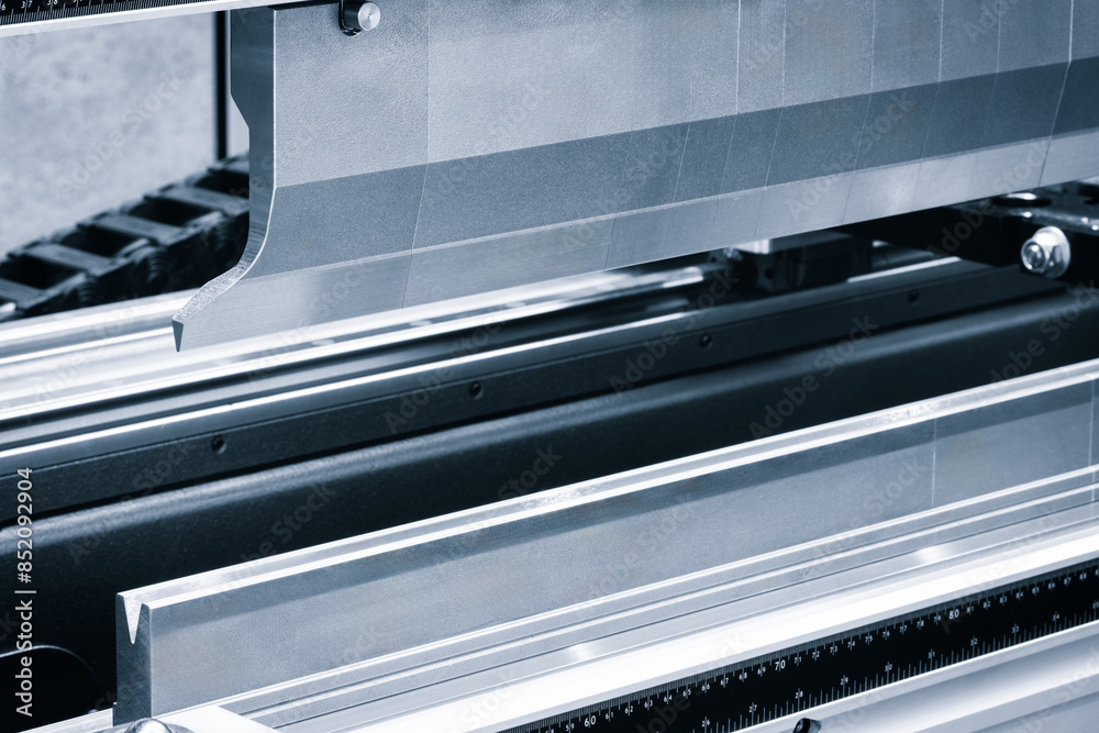 Machine Bending Texture Industrial machine for stamping and bending sheet metal. The car is ...