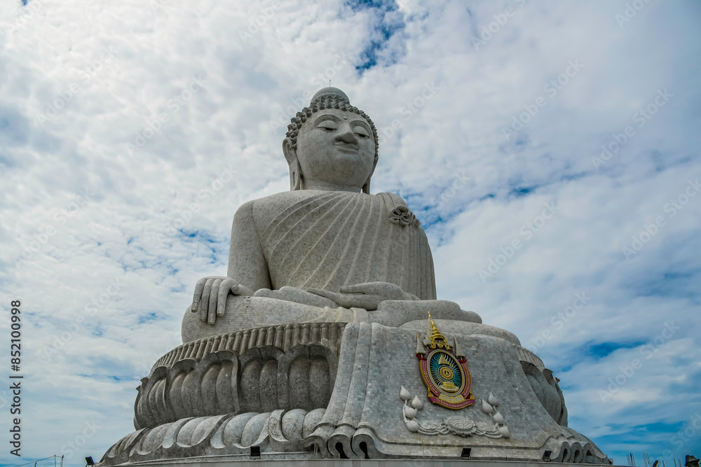 Fototapeta premium Big Buddha top tourist attraction in Phuket province Thailand