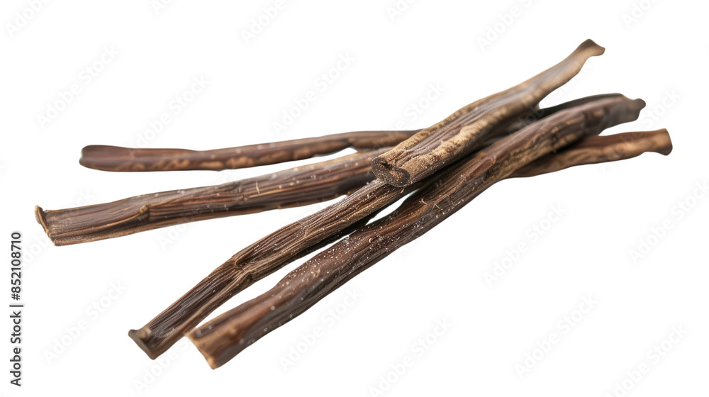 Vanilla sticks on a transparent background Vanilla sticks on a transparent background