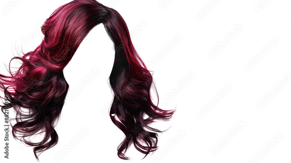 Wig on a transparent background Wig on a transparent background