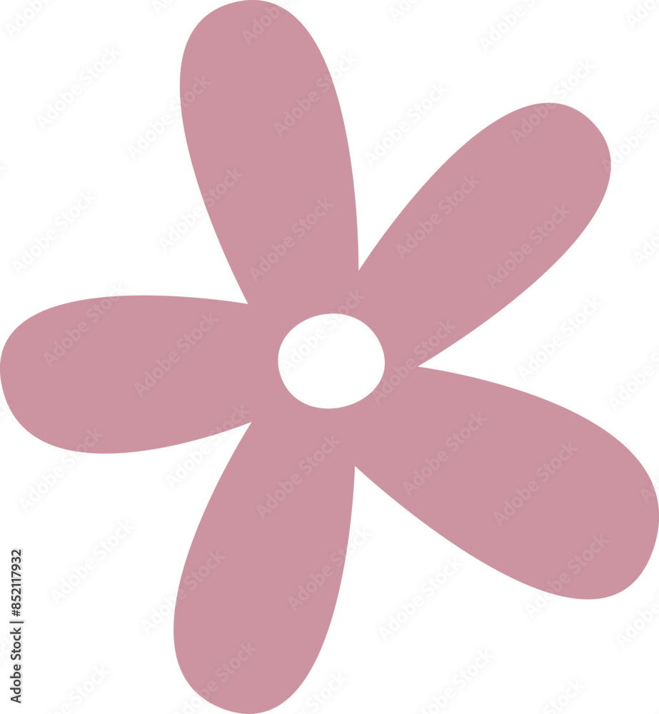 Flower Head Hand Drawn Flower Head Hand Drawn