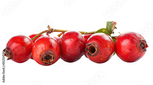Red guarana on a transparent background
