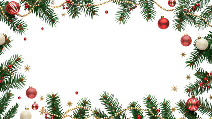 Christmas decoration transparent background
