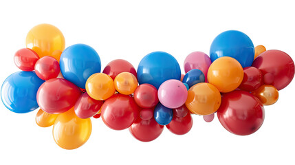 Balloons on a transparent background