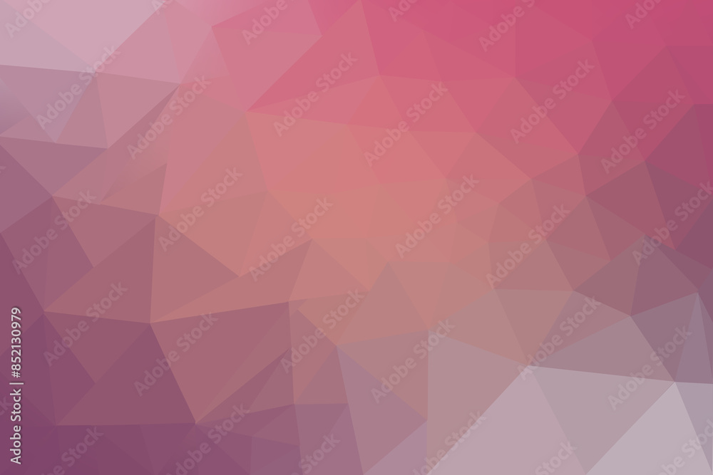 Low Poly Gradient Background Shades of Pink Purple and Red Abstract Geometric Design