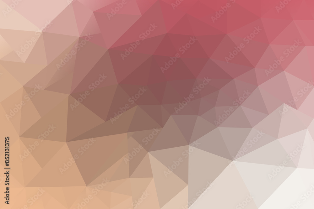 Low Poly Gradient Background with Soft Pinks Reds and Beige Geometric Shapes for Design Projects Low Poly Gradient Background with Soft Pinks Reds and Beige Geometric Shapes for Design Projects