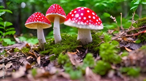 Forest Floor Gem: Crimson Cap with White Flecks