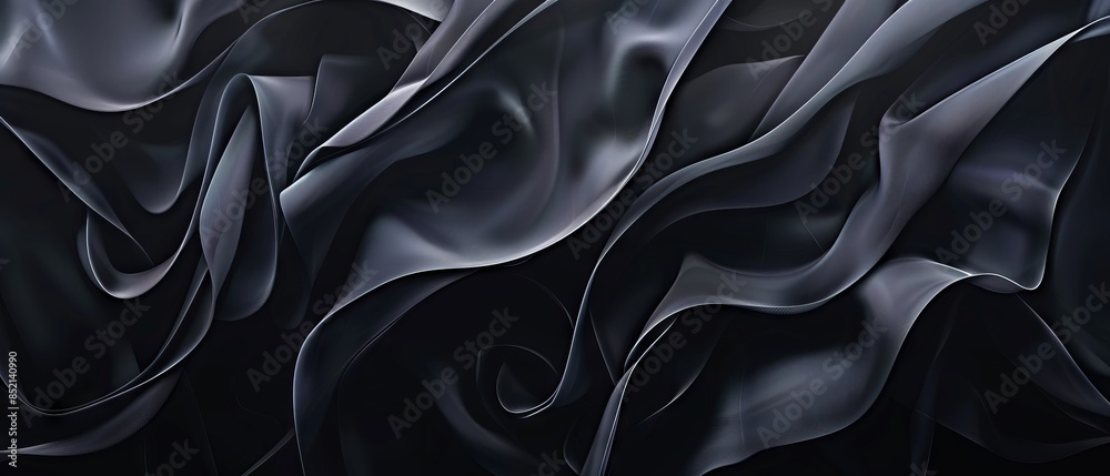 Fototapeta premium Abstract 3D design background with dark color. Modern abstract background