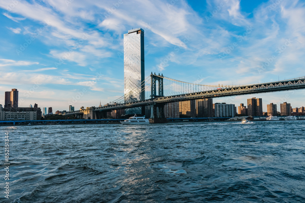 Naklejka premium manhattan bridge