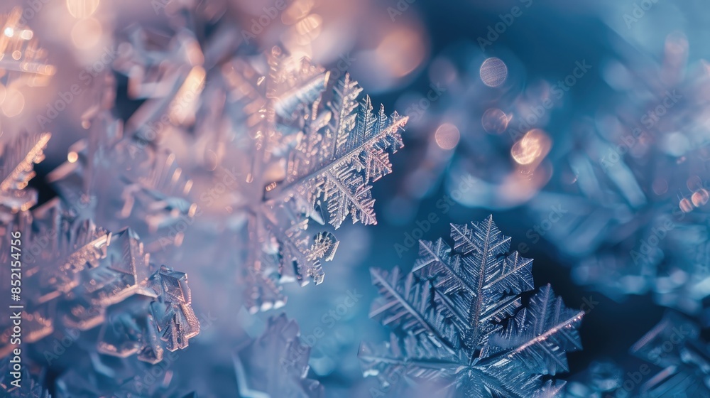 Close up photography of ice crystals Close up photography of ice crystals
