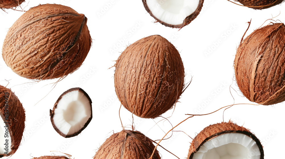 Coconut on a transparent background Coconut on a transparent background