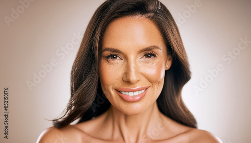 Collection of Professional Studio Portraits of Women with Natural Beauty and Radiant Skin