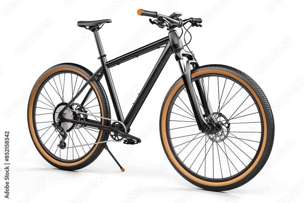 Fototapeta premium Bicycle isolated on white background