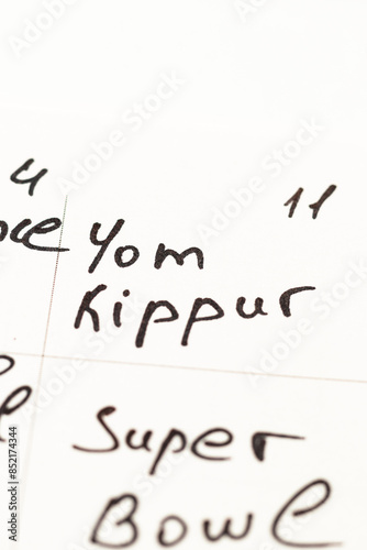 Yom kippur, day of Atonement Photo