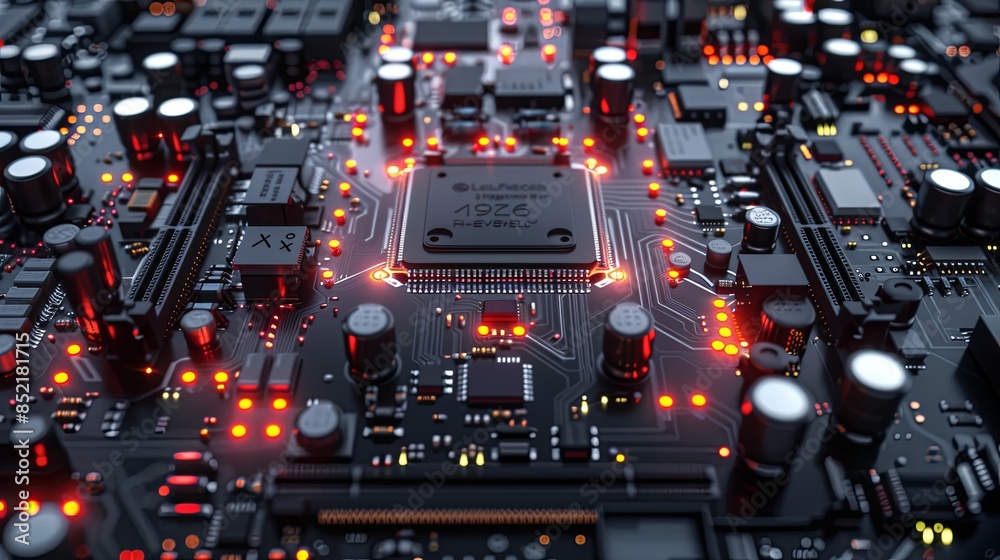 an abstract hardware board an abstract hardware board