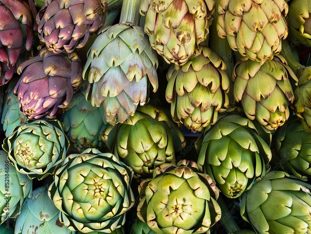 Market Display of Artichokes Market Display of Artichokes