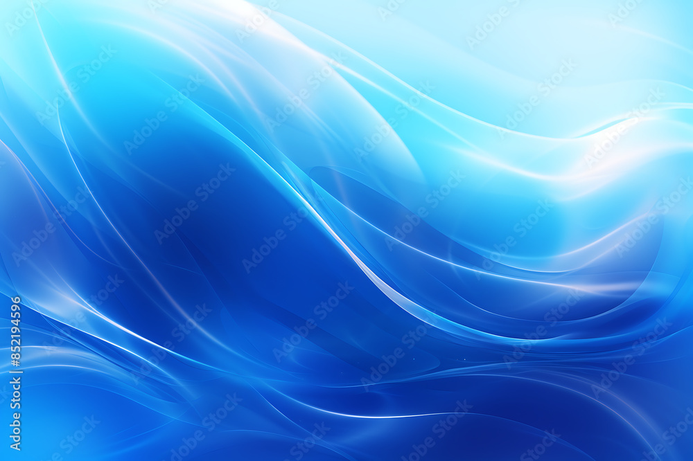 Abstract blue background with smooth lines, futuristic wavy illustration. Vector design Abstract blue background with smooth lines, futuristic wavy illustration. Vector design