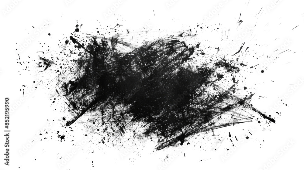 Grunge scribble on transparent background Grunge scribble on transparent background