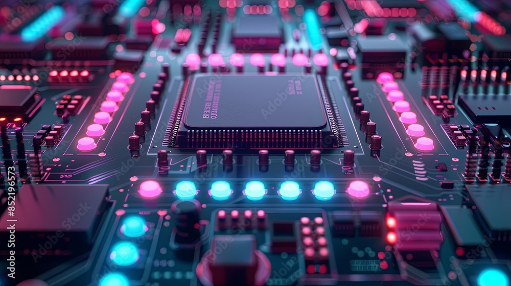 an abstract hardware board an abstract hardware board