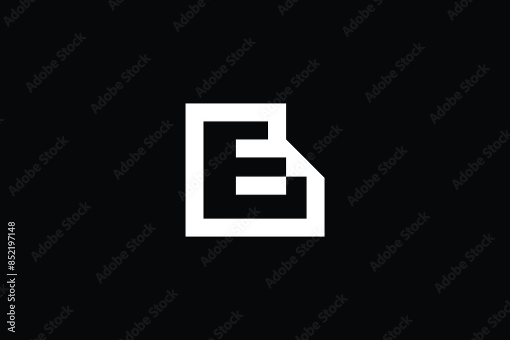 letter E modern fold logo, letter E square box iconic logo, letter B paper fold logo, letter EF business logo letter E modern fold logo, letter E square box iconic logo, letter B paper fold logo, letter EF business logo
