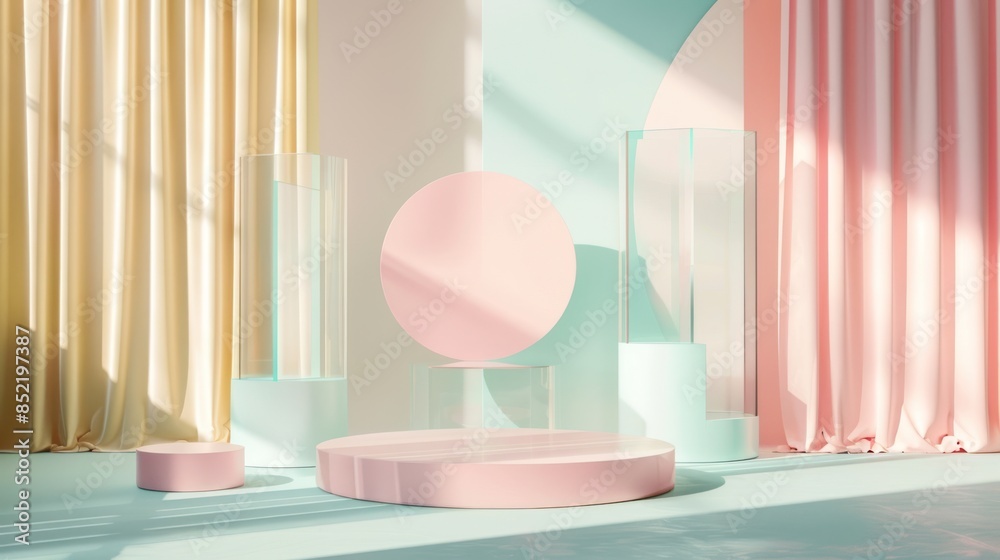 Acrylic podium for product presentation Acrylic podium for product presentation
