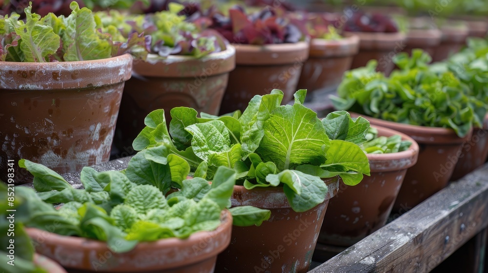 Potted Salad Greens Potted Salad Greens