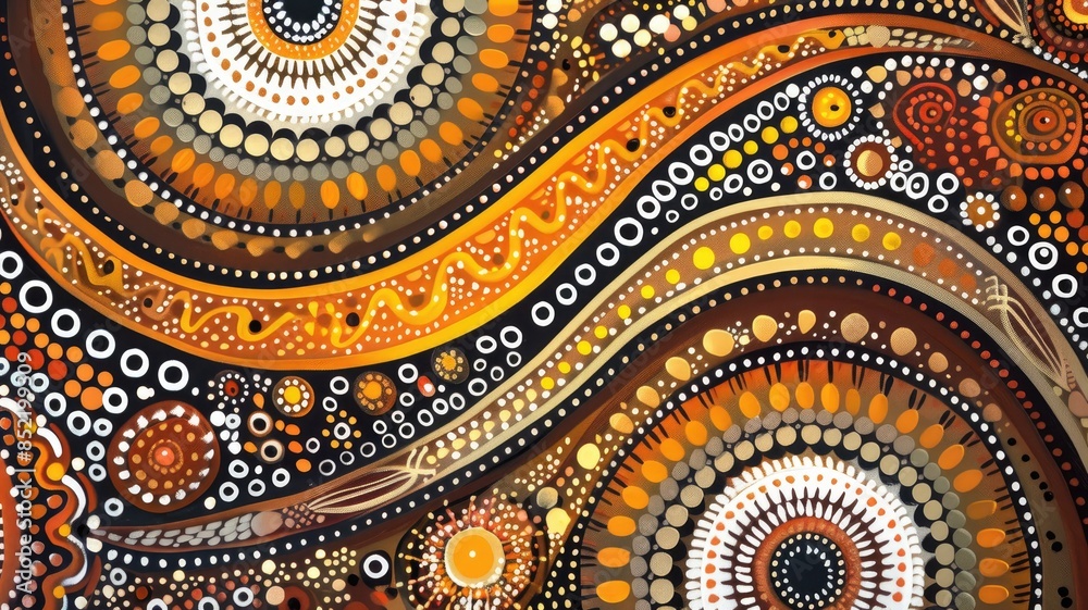 Intricate abstract art with swirling patterns and vivid colors Intricate abstract art with swirling patterns and vivid colors