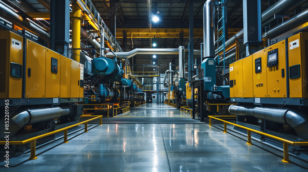 modern generators in a warehouse modern generators in a warehouse
