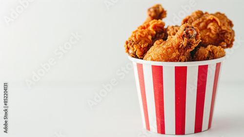Fried chicken on a transparent background