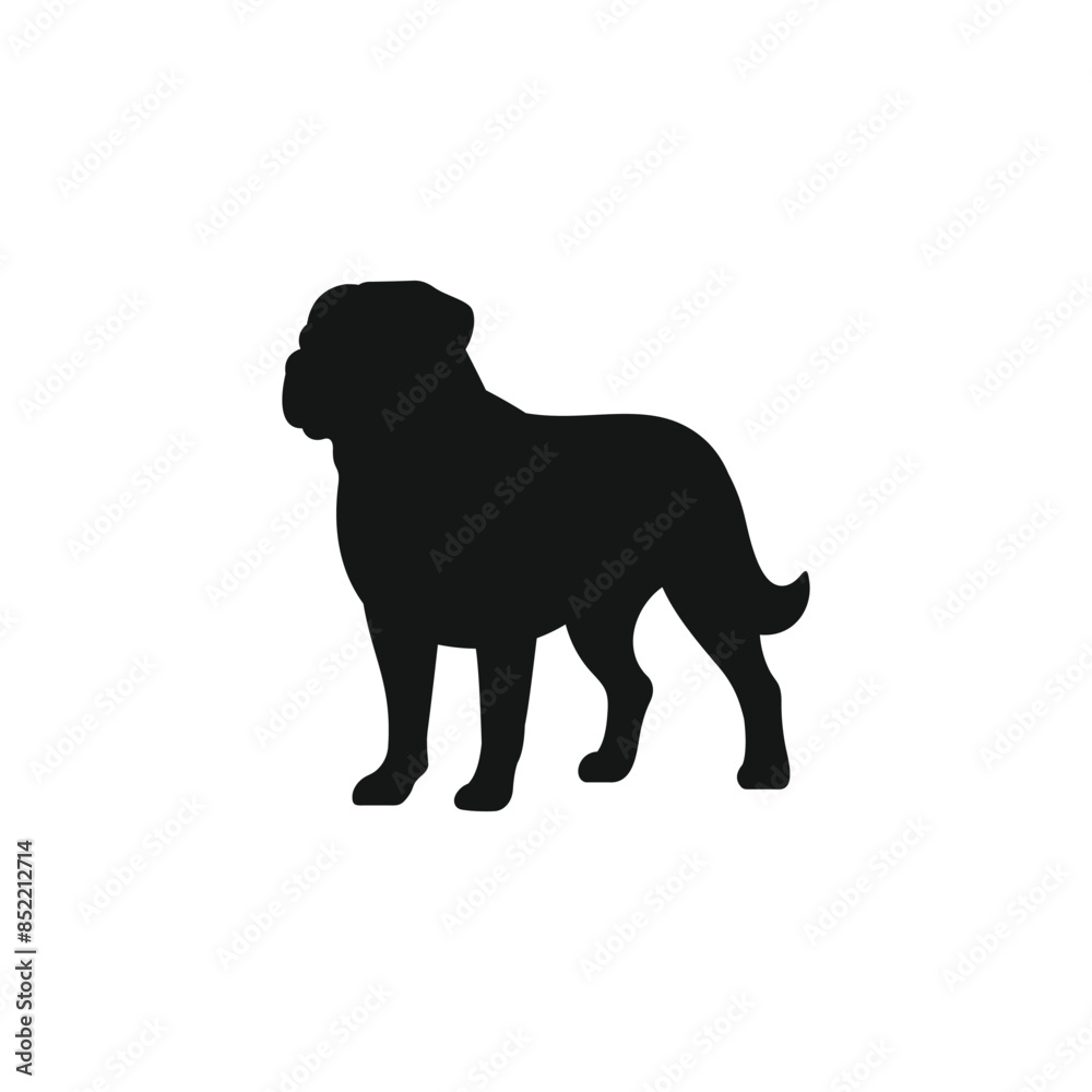 Naklejka premium Dog icon vector. EPS 10 editable vector