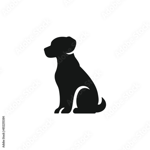 Dog icon vector. EPS 10 editable vector