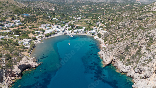 
Volcano beach Mavra Volia on Chios island, Greece photo