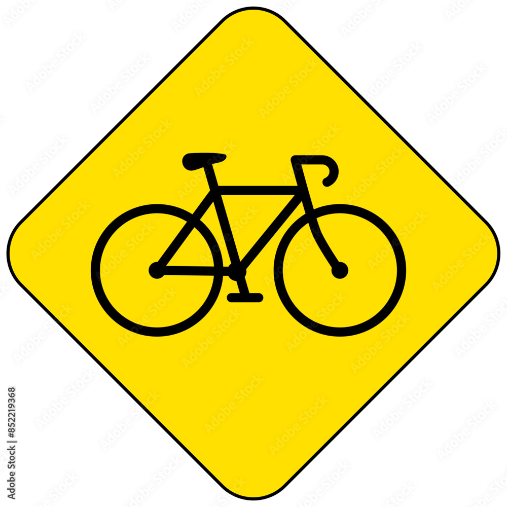 Bicycle road sign Bicycle road sign