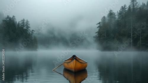 wooden boat in calm water