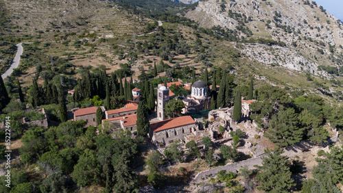 The monastery of Nea Moni in Chios island, Greece photo