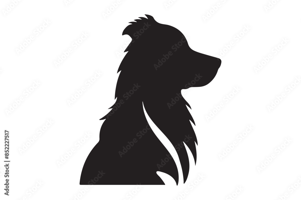Dog silhouettes Vector Dog silhouettes Vector