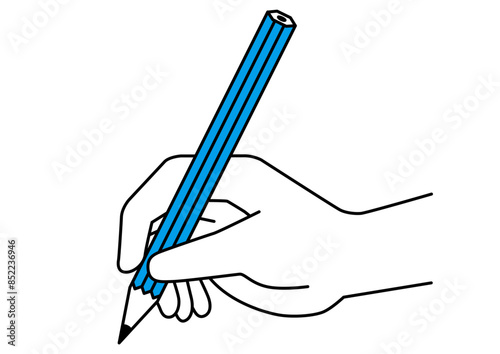 書く,鉛筆,手,記入,勉強,チェック,ビジネス,メモ,文具,シンプル,調査,筆記用具,線画,描く,伝える,手書き,筆記,線,書字,描画,記す,線画タッチ,かわいい,おしゃれ,指,持ち方,事務,仕事,学習塾,お絵かき,筆記具,授業中,学校,文房具,男の子,塾,受験,授業,生活,問題,課題,宿題,イラスト